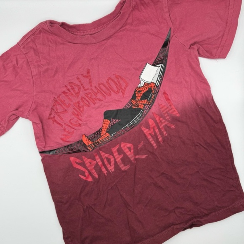 Marvel Friendly Neighborhood Spider-Man Kids T-Shirt - Red XS (4)